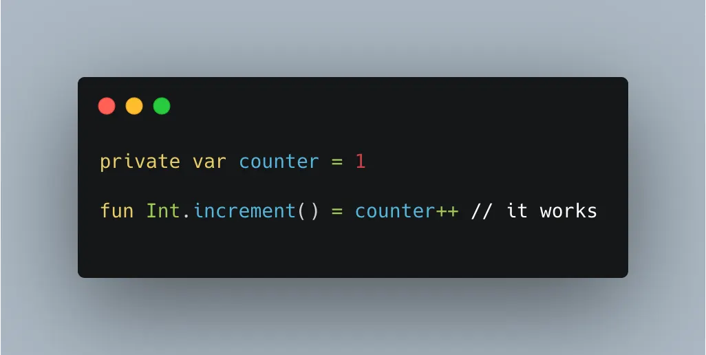 Extension: valid private member access